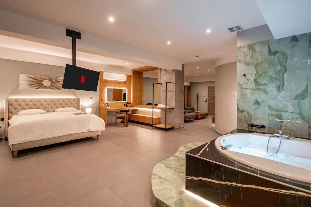 Smaragdi Luxury Jacuzzi Apartment Noho Premium Living Athens Luaran gambar